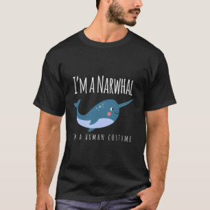 Camiseta Soy Un Narwhal En Una Travesía Humana De Awe.