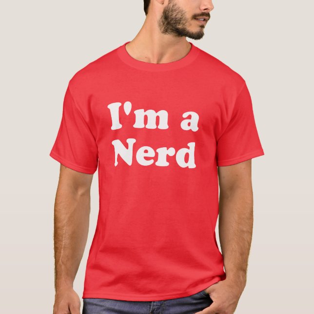 Camiseta Soy un Nerd (Anverso)