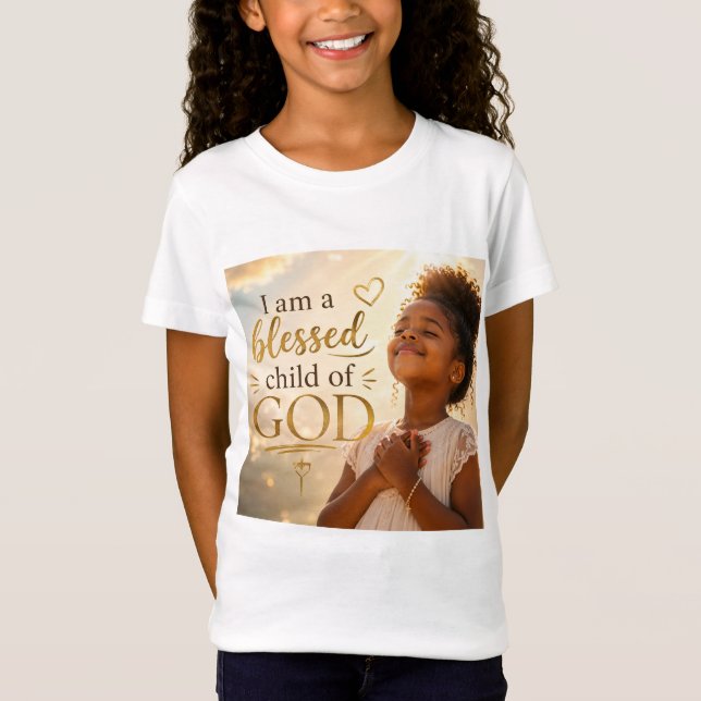 Camiseta Soy un niño bendito de Dios (Anverso)