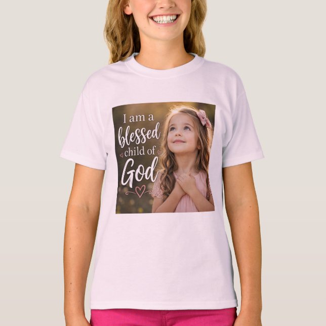 Camiseta Soy un niño bendito de Dios (Anverso)