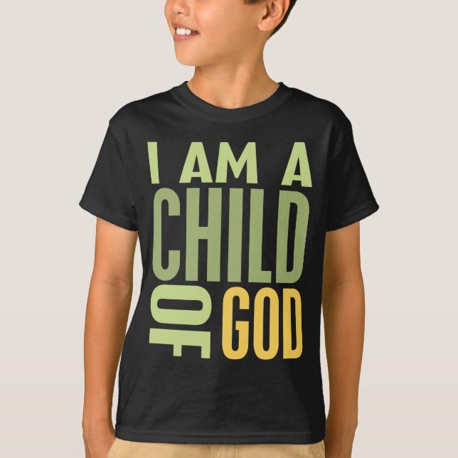 Camiseta Soy un niño de dios (Anverso)