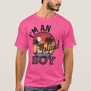 Camiseta Soy Un Niño De La Isla Con Letras De Rap Graciosas