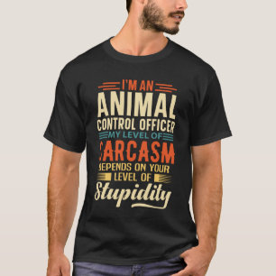 Camiseta Soy un oficial de control de animales