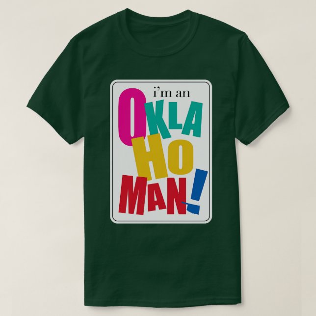 Camiseta Soy un oklahoman (Diseño del anverso)