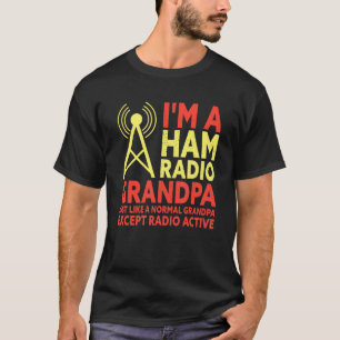 Camiseta Soy un operador de radio aficionado del abuelo de 