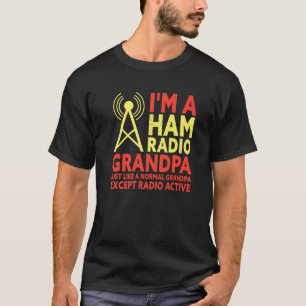 Camiseta Soy un operador de radio aficionado del abuelo de