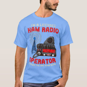 Camiseta Soy Un Operador De Radio De Ham Con Licencia - Ham