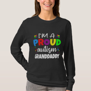 Camiseta Soy Un Orgulloso Abuelo Autismo Awareness Heart