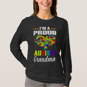 Camiseta Soy Un Orgulloso Autismo Abuela Partida De Concien