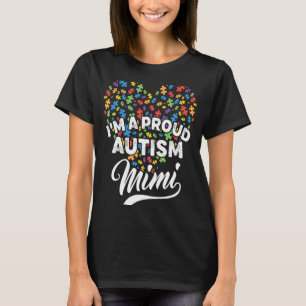 Camiseta Soy un orgulloso autismo Mimi Autism Puzzle Heart