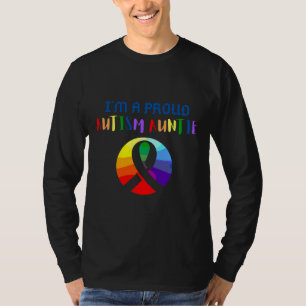 Camiseta Soy Un Orgulloso Autismo, Tía, Conciencia Sobre El