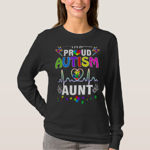 Camiseta Soy un orgulloso autismo, tía Heart