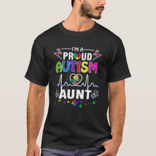 Camiseta Soy un orgulloso autismo tía Mujeres Chicas Cora