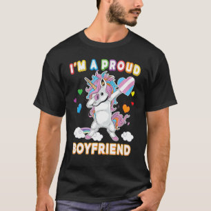 Camiseta Soy un orgulloso novio transgénero Lgbt Pride Dabb