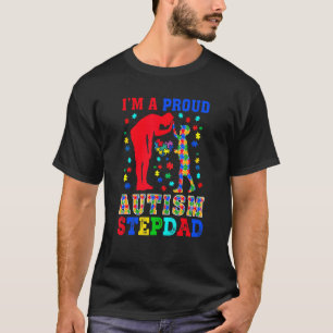 Camiseta Soy un orgulloso padrastro de autismo piezas rompe