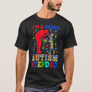 Camiseta Soy un orgulloso padrastro de autismo piezas rompe
