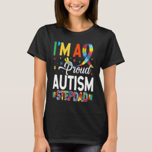 Camiseta Soy un orgulloso padrastro de autismo que coincide