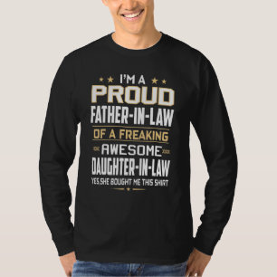 Camiseta Soy Un Orgulloso Padre De Derecho De Una Hija Irón