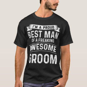 Camiseta Soy un orgulloso padrino de novio novia novio