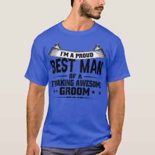 Camiseta Soy un orgulloso padrino del novio Groomsman1234 