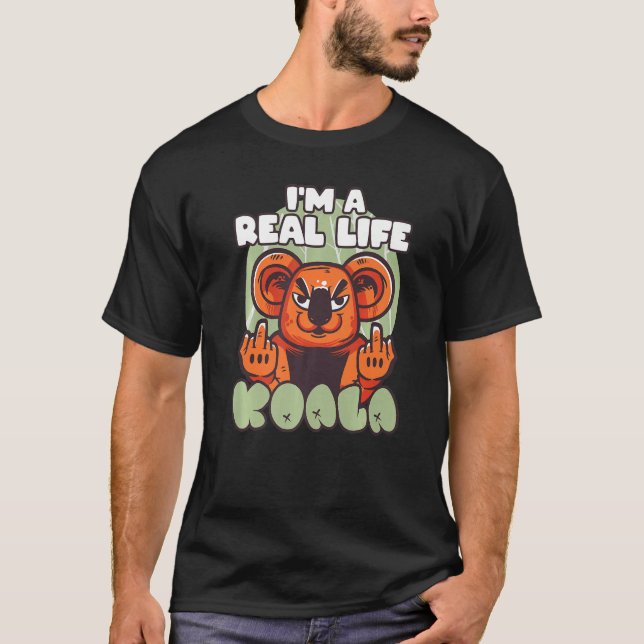 Camiseta Soy un osito de Koala Herbivore Koala en la vida r (Anverso)