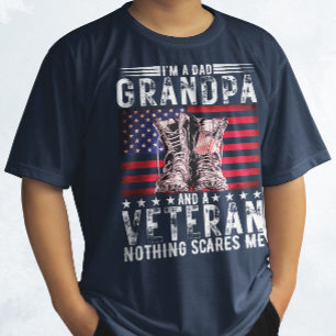 Camiseta Soy un padre abuelo veterano jubilado de padre gra