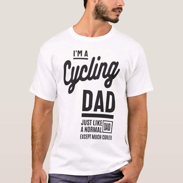 Camiseta Soy un padre ciclista (Anverso)