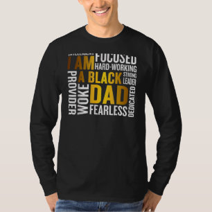 Camiseta Soy un padre negro, un padre afroamericano, un hom