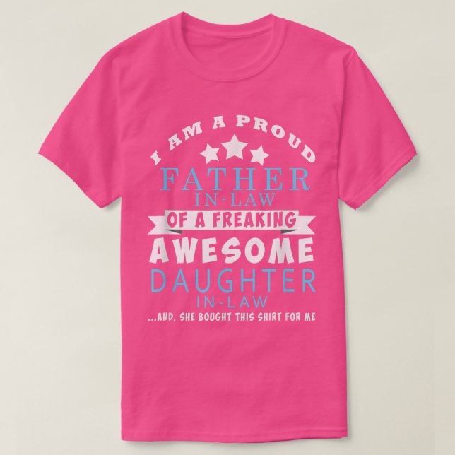 Camiseta Soy un padre orgulloso de la ley  (Diseño del anverso)