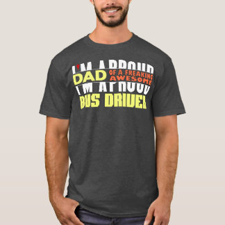 Camiseta Soy Un Padre Orgulloso De Un Impresionante Conduct
