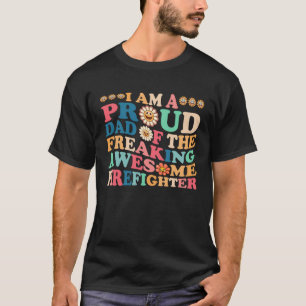 Camiseta soy un padre orgulloso del jodidamente increíble b