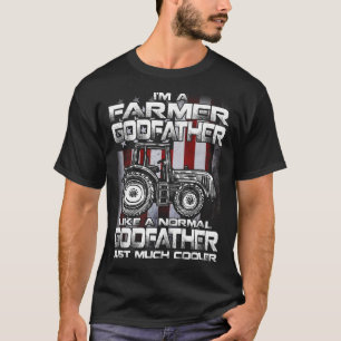 Camiseta Soy un padrino granjero agricultor regalo Tractor