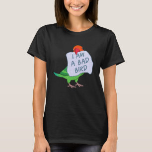 Camiseta Soy Un Pájaro Malo, Fizcher Lovebird Parrot