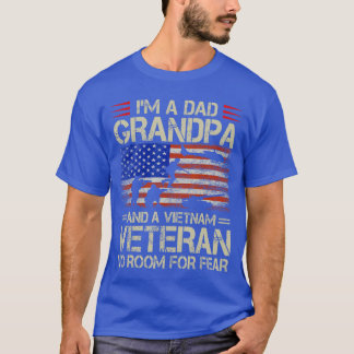 Camiseta Soy un papá, abuelo y veterano de Vietnam, bandera