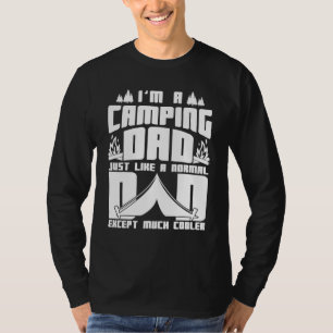 Camiseta Soy un papá campista como un papá normal solo que 