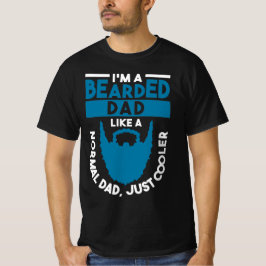 Camiseta Soy un papá con barba como un simple enfriador nor