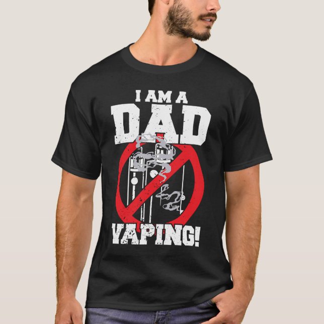 Camiseta Soy un papá contra la práctica de fumar a los padr (Anverso)