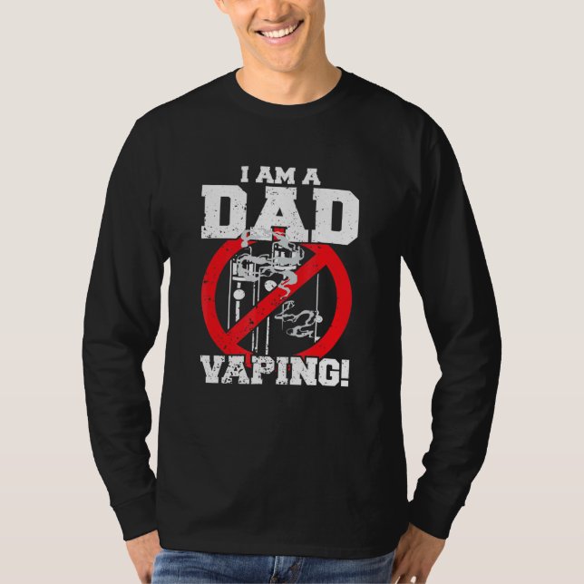 Camiseta Soy Un Papá Contra Los Padres Estrictos De Vaping  (Anverso)