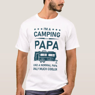 Camiseta Soy un papá de camping - Aventura al aire libre