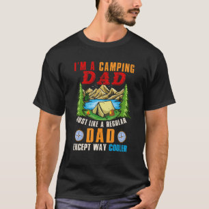 Camiseta Soy un papá de camping excepto Padre feliz muy frí