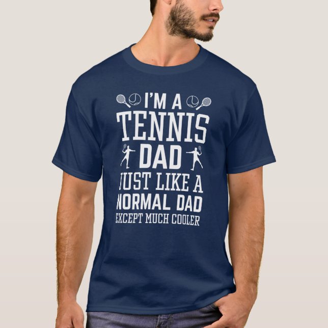 Camiseta Soy un papá de tenis (Anverso)