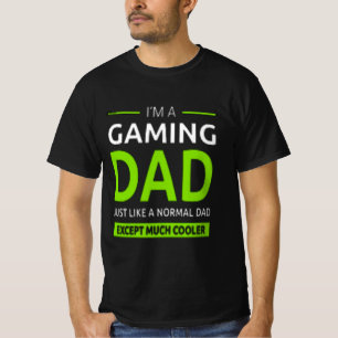 Camiseta "soy un papá jugador como un padre normal, pero mu