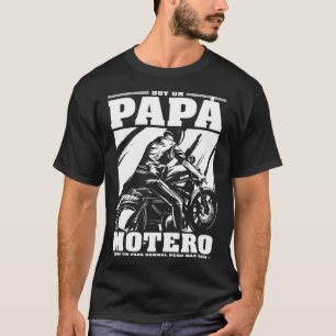 Camiseta Soy un papá moto como un papá normal pero más Guay