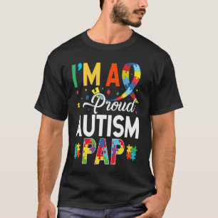 Camiseta Soy un Papá Orgulloso de Autismo que Combina con e
