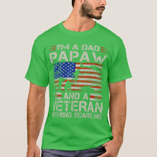 Camiseta Soy un papá, papá y veterano divertido retro papá