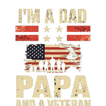 Soy un papá veterano diseño para patriotas orgullo