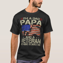 Camiseta Soy un papá y un veterano