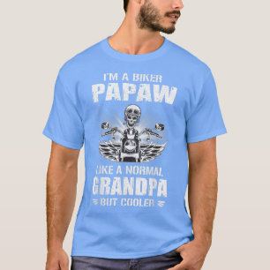 Camiseta Soy un Papaw de motociclismo como un abuelo normal
