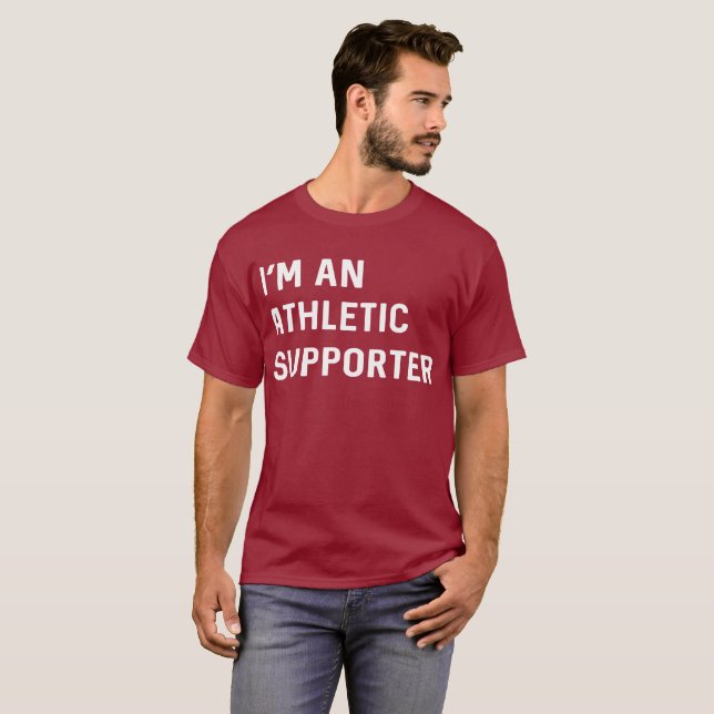 Camiseta Soy un partidario atlético (Anverso completo)