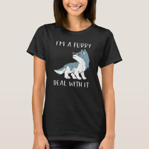 Camiseta Soy un peludo trato con eso lindo fandom furry tra